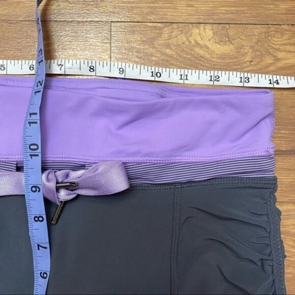 Lululemon Run Energy Skirt Skort Grey Purple Women Size 4 - Picture 6 of 9